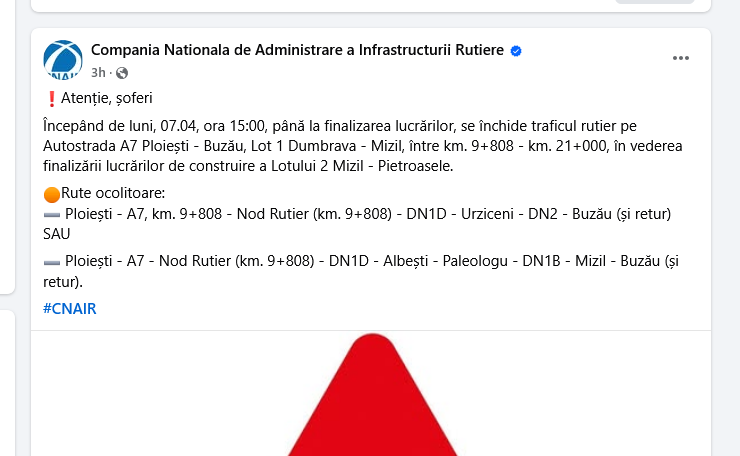 Atentie soferi A7 se inchide