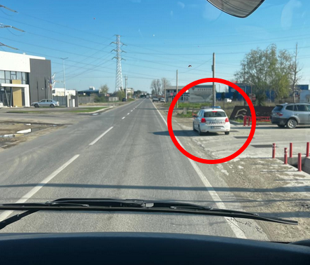 Politie radar oborul de vite